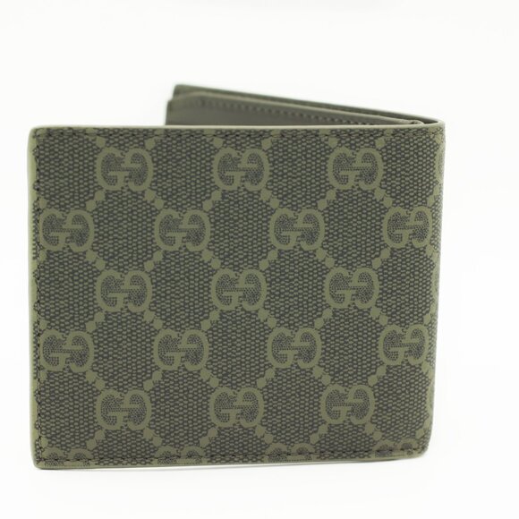 GUCCI GG Monogram bi-fold wallet Forest Green - Picture 5 of 5